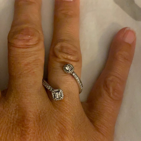 Pandora Jewelry - Pandora 2 Stone Swirl Ring